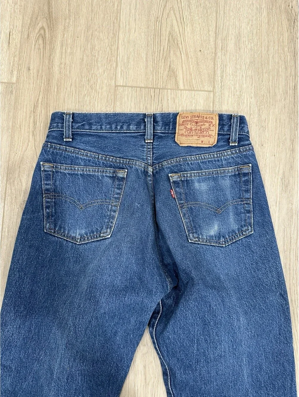 VTG Levis 501 0115 Jeans Mens 29x30 Blue Regular Straight Button Fly 80s